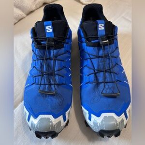 Salomon Blue and Black Men's Athletic Trail Shoes